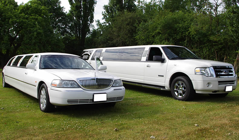 Range of limousines for hire