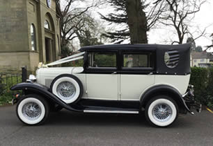 Car with whitewall tyres